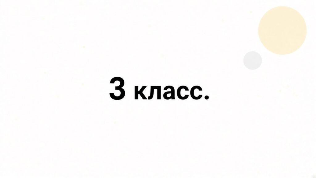 3 класс